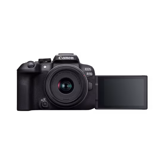 canon eos r10 mirrorless camera with rf s18 150mm f/3.5 6.3 is stm lens canon eos r10 mirrorless camera with rf s18 150mm f/3.5 6.3 is stm lens