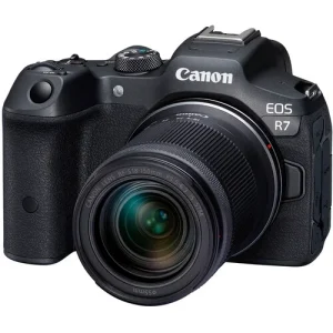 canon eos r7 mirrorless camera with 18 150mm lens